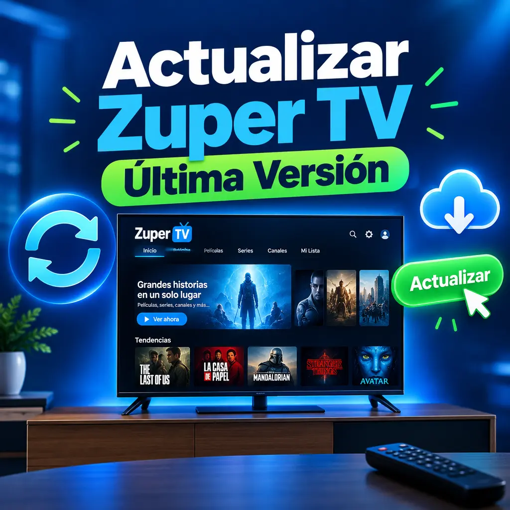 Cómo actualizar Zuper TV a la última versión